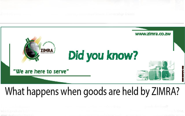 What happens when goods are held by ZIMRA? | The ManicaPost